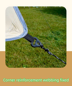 Haute qualité épaissie plage randonnée et alpinisme Portable mouche feuille auvent extérieur ombre Camping bâche tente - Product Image 5