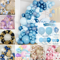 Ballons en latex personnalisés pour fête de naissance, décoration de fête d'anniversaire pour enfants, ensemble de ballons, guirlande de ballons, kit d'arche de ballons, décoration pour mariage, fête de remise de diplôme