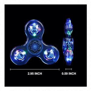 Spinner Metálico Rainbow Spectrum Toysrunner con 12 Modos LED, Juguete de Estimulación Sensorial, Estuche Recargable, Juguete Novedoso, Juguete para Autismo - Product Image 5