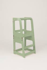 <span class=keywords><strong>Table</strong></span> Montessori tour d'aide 2-en-1, tabouret de marche à plateforme éducative tour de sécurité, tour d'aide à la cuisine changement de tour d'apprentissage - Product Image 3