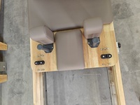Precio de Fábrica, Reformer de Pilates Plegable Comercial, Equipo de Pilates de Madera de Roble para Entrenamiento de Fuerza, Yoga y Pilates
