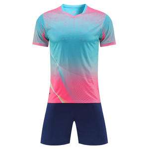 Profesyonel rekabet kısa kollu çabuk kuruyan formaları erkekler ve kadınlar için yetişkin futbol kıyafetleri - Product Image 3