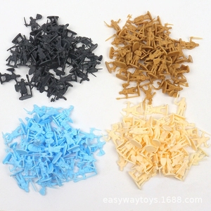 3 cm PE 200pcs 2 couleurs Miniature Army Military Toy Figures Wholesale Ancient Roman Soldier Action Figures Set for Play Kids 5 +. - Product Image 5