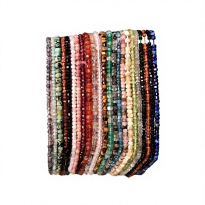 Perles carrées en forme de <span class=keywords><strong>sucre</strong></span> de 2-3 mm, vente en gros, pierres naturelles, grains carrés, petites perles pour bracelet, collier, bijoux - Product Image 2