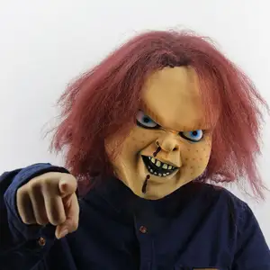 Nicro Mặt Nạ Giả Trang Cosplay Đảng Đạo Cụ Kinh Dị Bé Chucky Ma Búp Bê Mặt Nạ Đáng Sợ Đáng Sợ Trẻ Em Trẻ Em Halloween Đảng