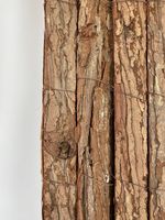 Paneles de valla de corteza de árbol natural para decoración de jardín, valla de madera rústica, pantalla de privacidad exterior ecológica
