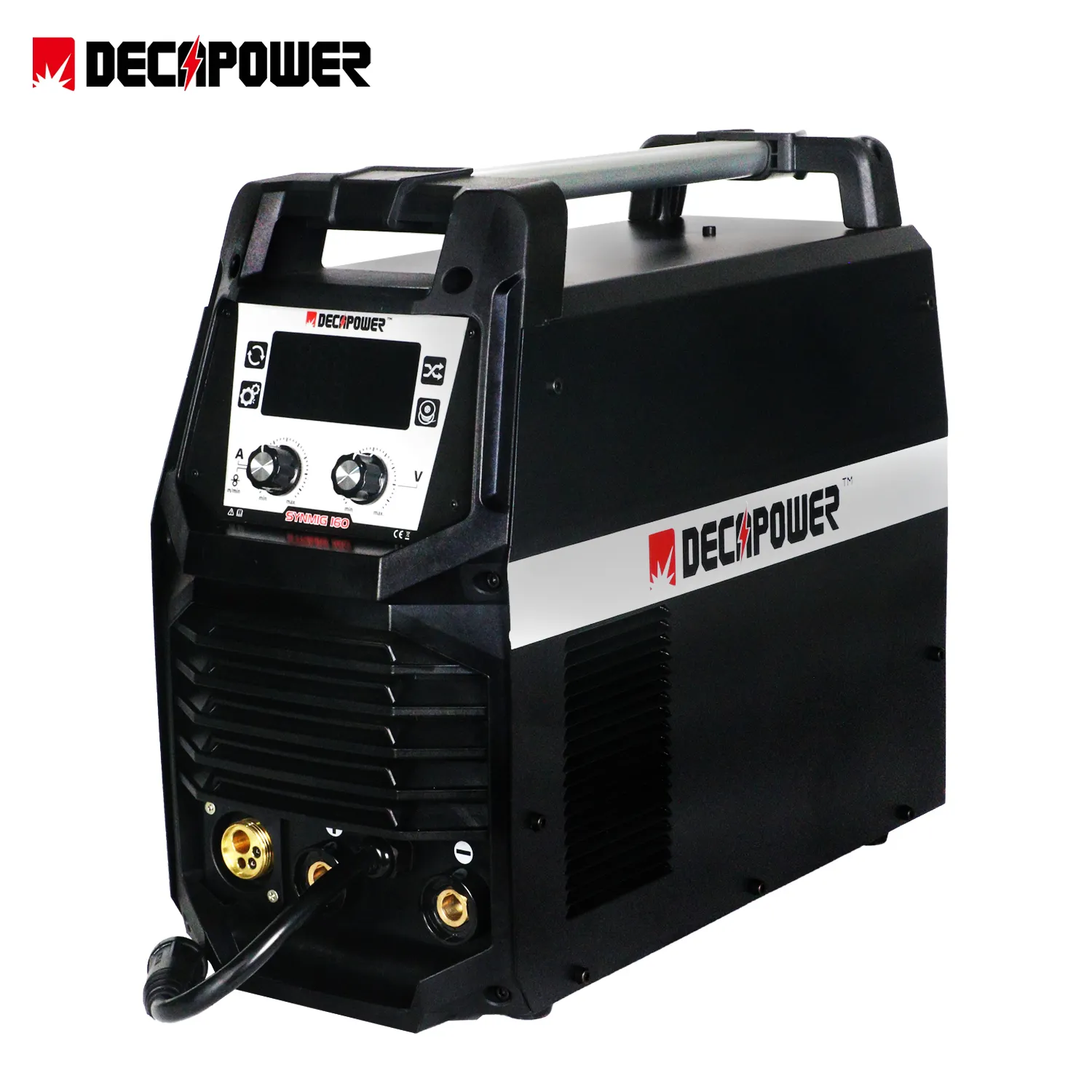 Decapower Synerg Mig Co2 Welding Machine Gas Gasless MMA TIG MAG MIG Welders For Aluminum / Ss Welding