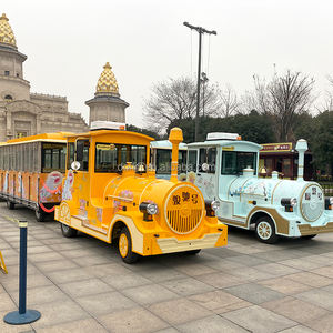 ODM 50 sièges pneumatique semi-fermé chariot City Train Tour touristique touristique Train fabricant - Product Image 4