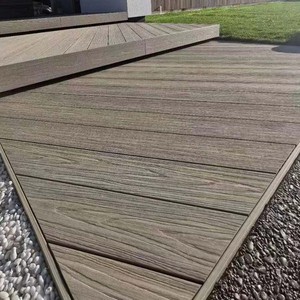 Tableros de cubierta de Wpc para exteriores, cubierta compuesta de plástico y madera, Wpc impermeable, terraza para exteriores, baldosas de estacionamiento de Wpc - Product Image 4