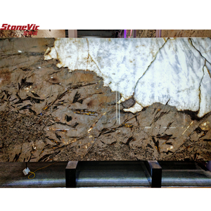 Wholesale Brazil Patagonia Backlit Granite Quartzite Marble <strong>Stone</strong> <strong>Slab</strong> for Countertop Translucent Background Wall Decor Price - Product Image 2