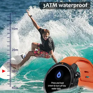 นาฬิกาสมาร์ทวอทช์ NORTH EDGE XTREK 2 GPS สำหรับเล่นกีฬา หน้าจอ Amoled 1.43 นิ้ว กันน้ำ 3ATM พร้อมฟังก์ชั่น AOD นาฬิกาผู้ชาย รองรับการโทรผ่านบลูทูธ วัดความสูง พร้อมเข็มทิศ - Product Image 5