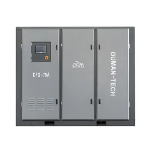 ORM 산업용 저소음 55 Kw 75hp 전기 영구 자석 회전 나사 공기 압축기