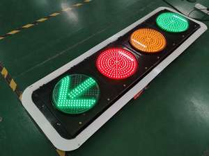 핫 세일 교차로 전용 4개 디스플레이 내용 교통 신호등 차량용 LED - Product Image 6