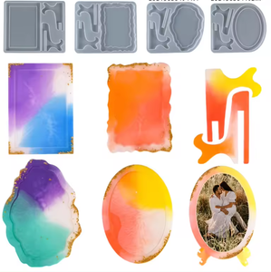 Moldes de <span class=keywords><strong>Resina</strong></span> para Marcos de Fotos Grandes de Múltiples Diseños, Molde de Fundición de Epoxi para Marcos de Fotos, para Hacer Marcos de Fotos con <span class=keywords><strong>Resina</strong></span> Epoxi - Product Image 3