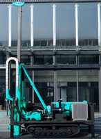 Foreuse géologique sur chenilles entièrement hydraulique avec moteur diesel, profondeur de forage maximale 400 m