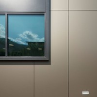 Glatte Sandwich platte Panne lli Gfk Fertighaus Isoliertes externes Struktur metall 25Mm Alucobond M2