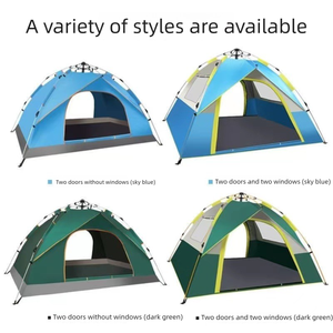 Tienda de campaña al aire libre totalmente automática portátil personalizada de alta calidad, tienda de campaña a prueba de mosquitos para viajes, senderismo - Product Image 4