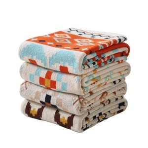 Bắc Âu bốn mùa hiện đại mô hình hình học dệt kim chăn Phong Cách Bohemian cắm trại chăn - Product Image 5