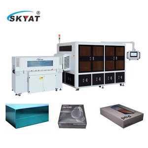 Máquina Envolvedora Retráctil Automática Eléctrica con <span class=keywords><strong>Horno</strong></span> de Termocontracción con Núcleo PLC para Alimentos, Bebidas y Textiles, Empaque sin Arrugas - Product Image 2