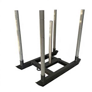 DINUO Chariot <span class=keywords><strong>de</strong></span> poussée commercial en acier inoxydable, robuste, pour entraînement <span class=keywords><strong>de</strong></span> force des hanches en salle <span class=keywords><strong>de</strong></span> sport - Product Image 1