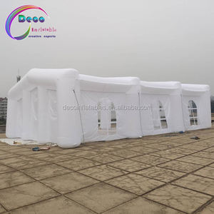 <span class=keywords><strong>Gros</strong></span> Pas Cher En Plein Air En <span class=keywords><strong>Verre</strong></span> Blanc Tentes Gonflables D'air Gonflable De tente de partie De Chapiteau de Mariage Tentes De Maison - Product Image 6