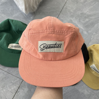 Nueva moda PANA personalizada 5 paneles campamento sombrero y gorra con bordado
