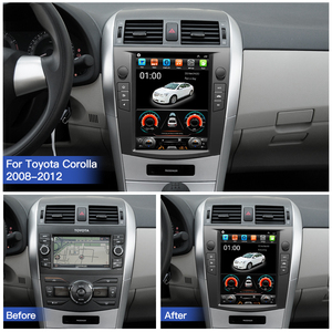 Autoradio HFMidia 10,4 pouces avec écran vertical, Bluetooth, lecteur multimédia vidéo pour Toyota Corolla 2008-2012, CarPlay sans fil, lecteurs auto - Product Image 5