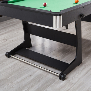 Ready to Ship Factory Price 4ft/4.5ft/5ft/6ft/6.5ft/7ft/8ft 3 in 1 Foldaway Folding Pool <b>Table</b> Snooker Billiard GTF009 <b>Foldable</b> - Product Image 6