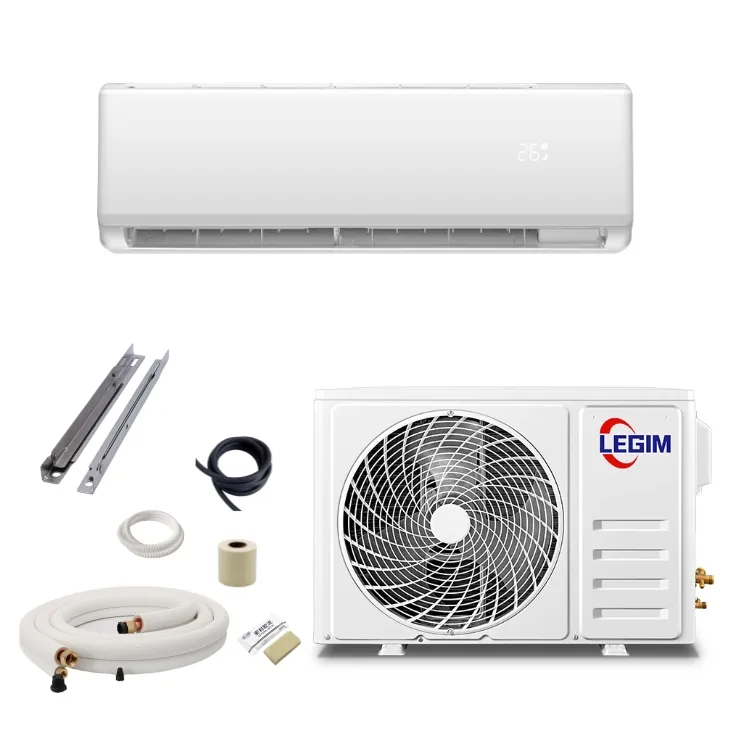 R32 24000 Btu Cooling Heating ON/OFF AC Wall Mounted Split Type Mini AC Unit Room gree Air Conditioner