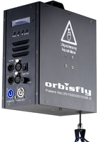 Orbisfly Levage tube lumière 1m x 5cm 3d tube RVB dmx treuil a mené le système d'éclairage cinétique