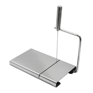 Coupe-beurre créatif en acier inoxydable remplaçable, trancheuse à fromage avec échelle et 5 fils - Product Image 4