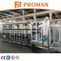 Línea de Producción de Llenado y Lavado de Barriles de Agua Potable Pura Totalmente Automática de 5 Galones 18.9L 600BPH