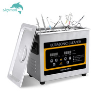 Limpiador Ultrasónico Personalizado de 3-10L, Máquina de Limpieza Ultrasónica Comercial con Desgasificación para Boquillas de Impresoras 3D, PCB, Metal y Herramientas Dentales