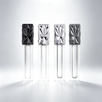 Contenant carré pour gloss à lèvres Jinze 5,5 ml, emballage vide pour gloss à lèvres liquide avec pinceau