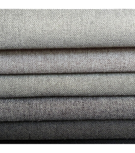 Tissu en polyester 100% imitation lin tissé 260 g/m², principalement utilisé pour les canapés et la tapisserie de meubles. - Product Image 3