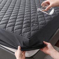Protège-matelas matelassé imperméable de qualité supérieure, anti-acariens, anti-urine, antidérapant, housse de matelas complète