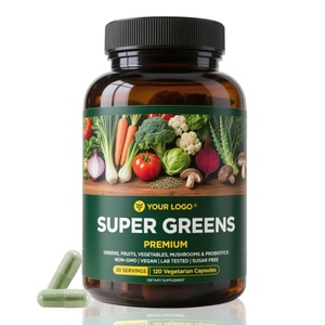Poudre Alimentaire Naturelle Marque Blanche Suppléments Athlétiques Prébiotiques Biologiques Multivitamines Adultes Superaliments Super Greens Nouveaux-nés - Product Image 1