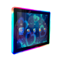 Moniteur à écran tactile capacitif à lunette lumineuse LED de 19 pouces pour armoire de jeu