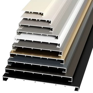 Shunweihome – Cadre de <span class=keywords><strong>porte</strong></span> décoratif en alliage d'aluminium anodisé, design moderne, résistant à l'eau, garantie de plus de 5 ans - Product Image 1