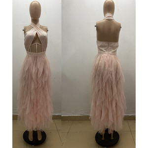 Corsetto alla moda e abito da festa in rete - Product Image 2