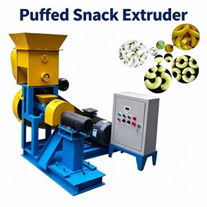 เครื่องทำขนมขบเคี้ยวแบบอัดรีด ราคาโรงงาน ผู้ผลิตเครื่องทำขนมพัฟ - Product Image 1