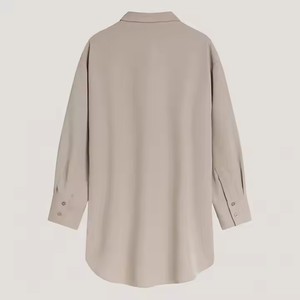 Long Sleeve Modest Solid Casual Set Placket Pants and Shirt <strong>Two</strong> <strong>Piece</strong> Women Muslim Dress Loose Fit <strong>Linen</strong>/Cotton Islamic Clothing - Product Image 3