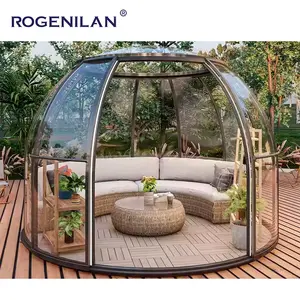 Rogenilan Ronde Ellips Outdoor Tent Resort Hotel Polycarbonaat Koepel Tent Café Sterrenhemel Camping Tent