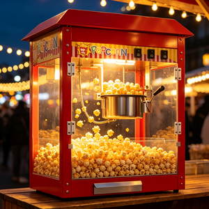 Machine à Popcorn Commerciale Automatique LEDE avec Moteur et Agitateur Électrique pour Popcorn Caramel et <span class=keywords><strong>Fromage</strong></span> - Product Image 1