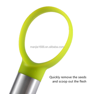 Manjia Dụng Cụ Khắc Trái Cây Bằng Thép Không Gỉ Dụng Cụ Lấy Lõi Dưa Hấu Bộ Dụng Cụ Đào Bóng Dao Khắc - Product Image 5