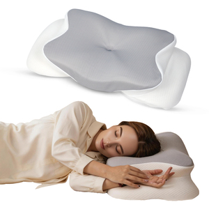 <span class=keywords><strong>Almohada</strong></span> Cervical Ergonómica de Espuma Viscoelástica con Forma de Mariposa, Soporte Ortopédico para el Cuello, <span class=keywords><strong>Almohada</strong></span> para Dormir, Logotipo Personalizado, OEM, ODM Disponible - Product Image 3