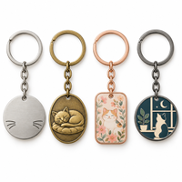 Porte-clés en métal plaqué avec design personnalisé et logo sur mesure, vente en gros, cadeau promotionnel, fournisseur et fabricant