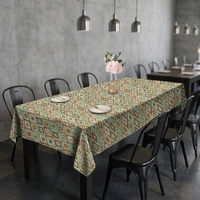 Protecteur de table décoratif moderne en plastique blanc solide pour salon, table à manger, résistant à l'huile, imperméable, décoration intérieure