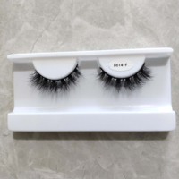 Cils en vison synthétique de luxe haut de gamme, doux et moelleux, courbure D, 15 mm, faux cils en vison, cils en bande de vison synthétique, cils 3D en soie moelleux