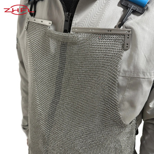 Vente chaude Tablier de travail réglable en acier inoxydable 316 de qualité alimentaire, sans manches, en maille, résistant aux coupures, écologique - Product Image 3